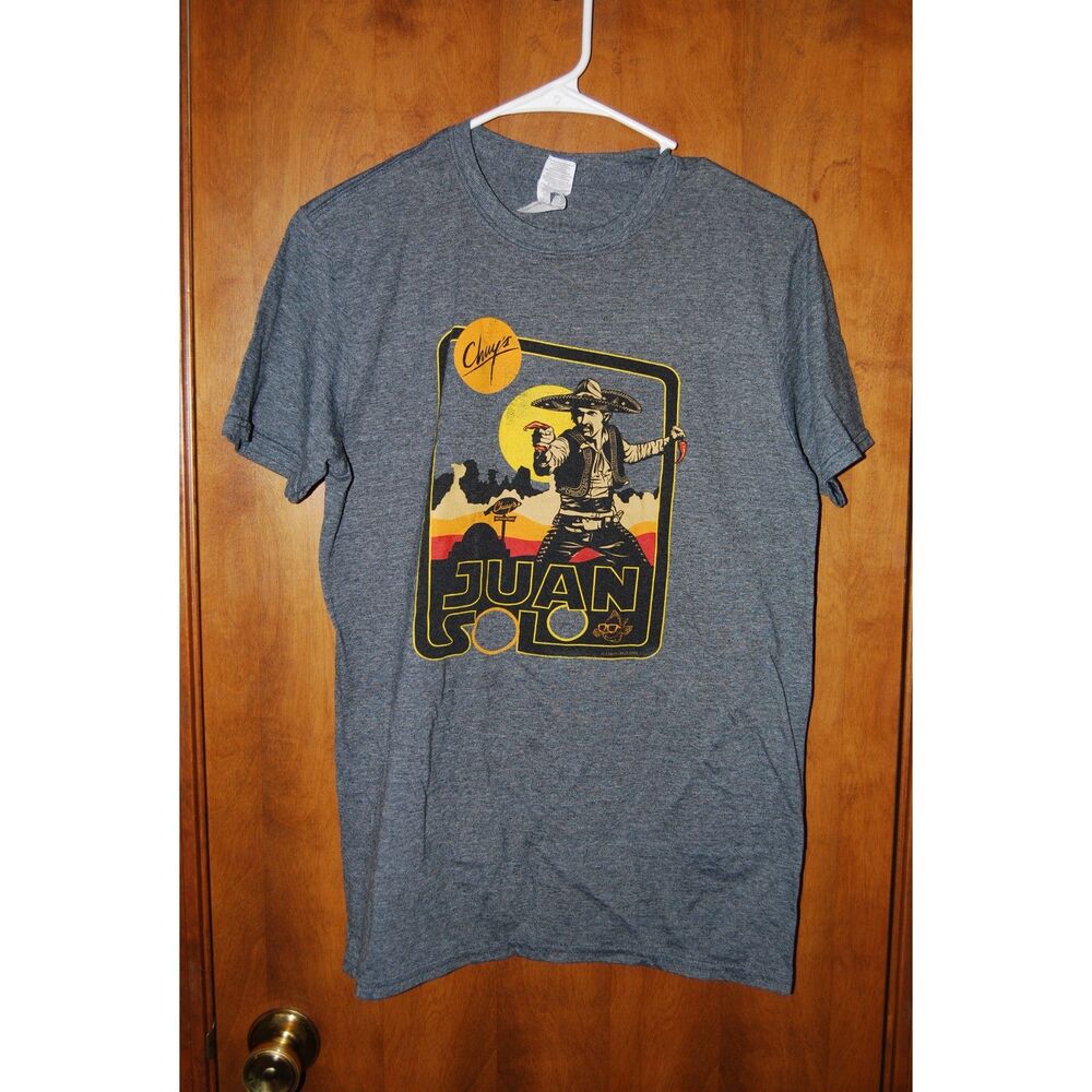 CHUY'S JUAN SOLO PARODY TSHIRT SIZE MEDIUM